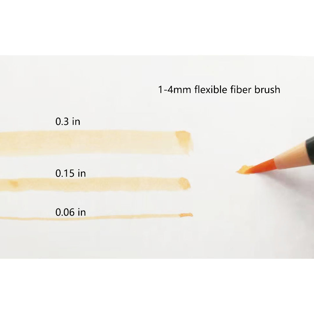 Muti Color Watercolor Brush Marker Pen For Art