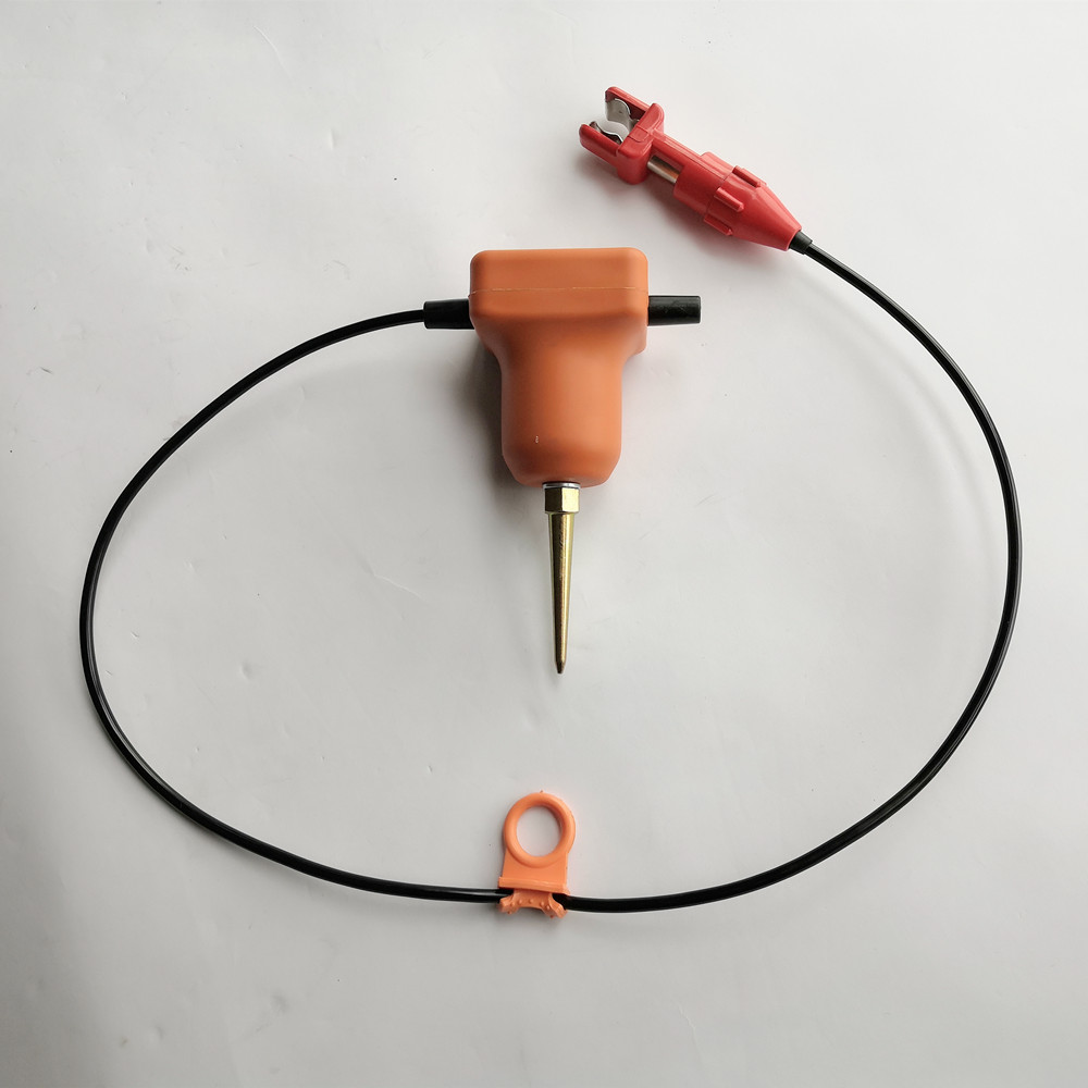 Single EG-2-II geophone 2Hz Vertical terminated with Split Spring connector   Seismic Geophone 2 Hz