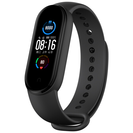 Оригинальный Смарт-браслет Xiao mi Band 5, цветной дисплей AMOLED 1,1 дюйма, пульсометр, фитнес-трекер, водонепроницаемый Miband5
