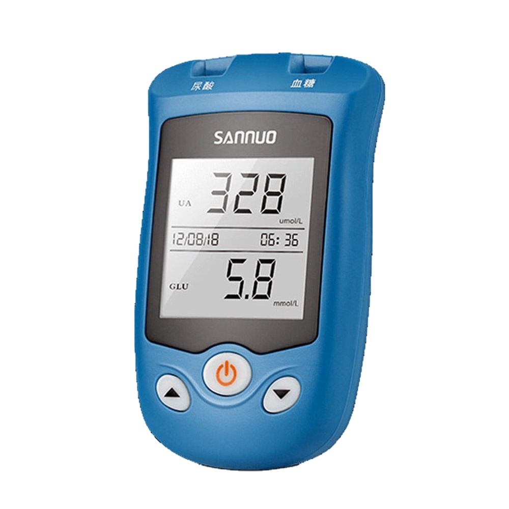 Blood Test Equipment Digital Blood Glucose and Uric Acid Testing Blood Sugar Monitor