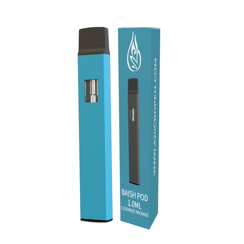 Baish rechargeable cbd thick oil closed system pod vape pen