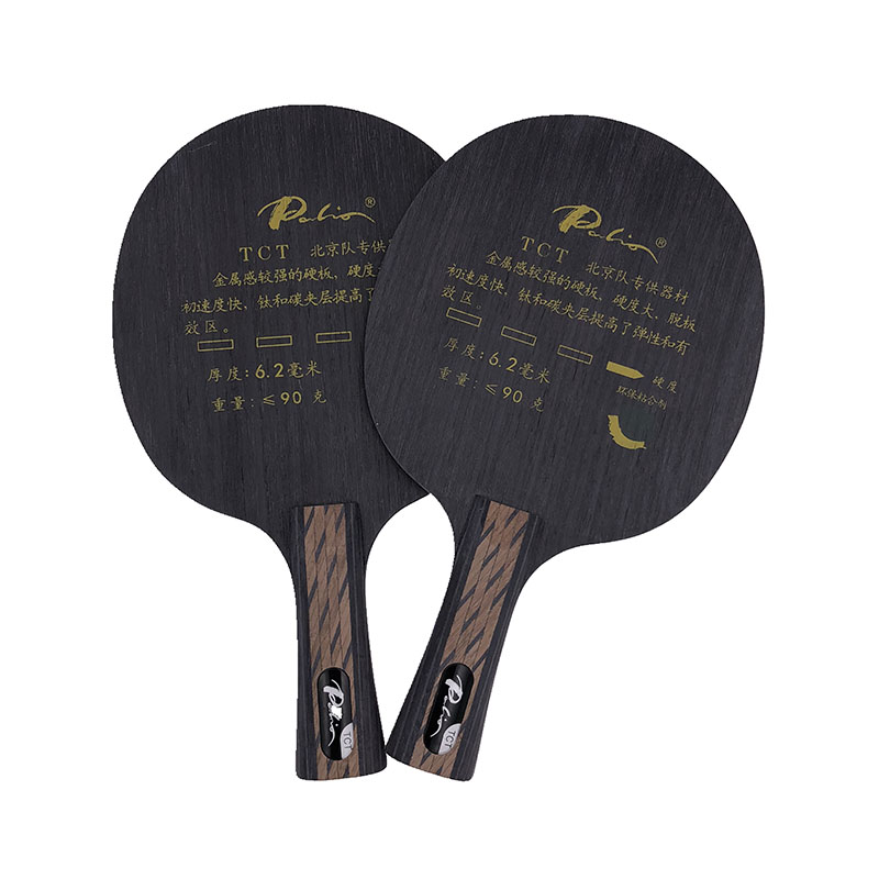 Palio TCT wood Ti Carbon Attack 5 + 2 петли летучая мышь без резинового лезвия для настольного тенниса