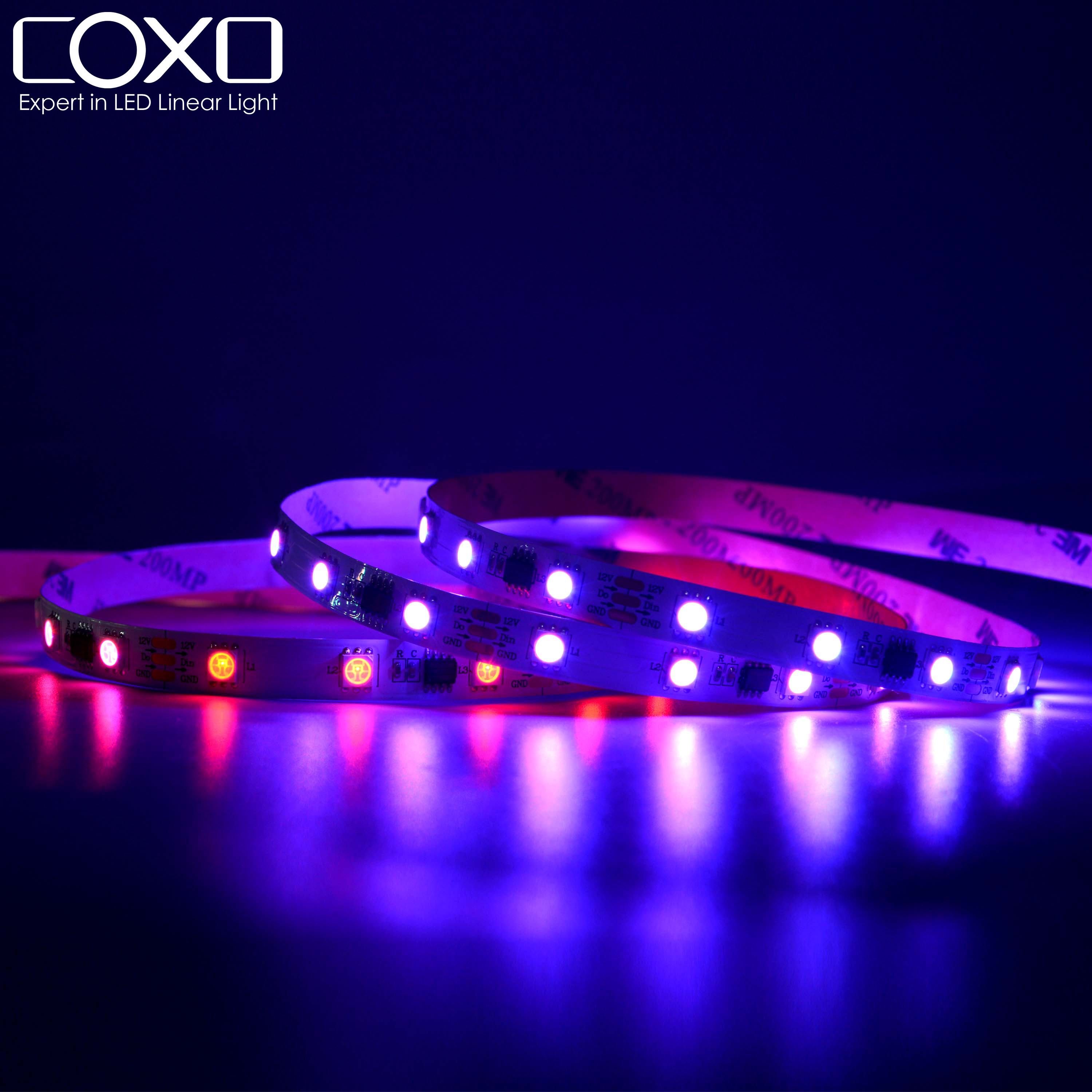 Dc12v SPI 48led/m 2811 ic Светодиодная лента