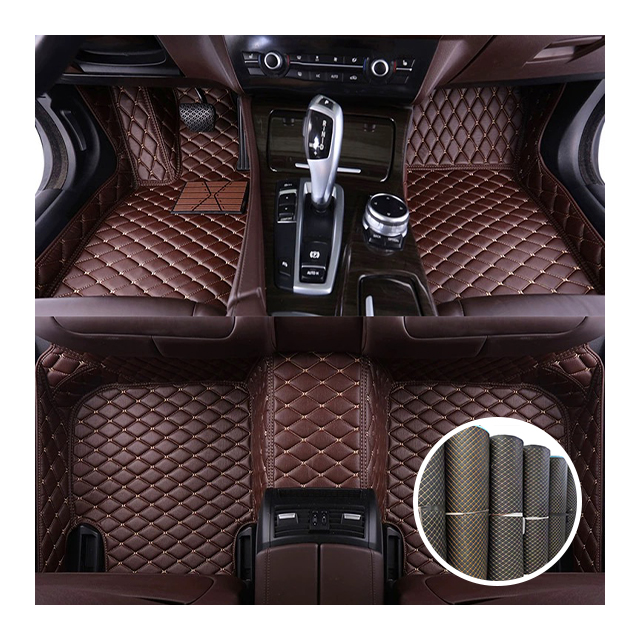 Customize various PVC leather for car floor mats material roll FLOOR MAT CAR