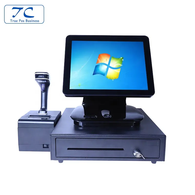 TruePos Dual Screen Cash Register Machine POS Billing