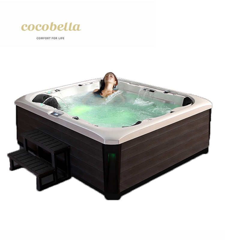 Cocobella 6-7 человек, роскошный массажный бассейн, плавательный бассейн, ванная комната