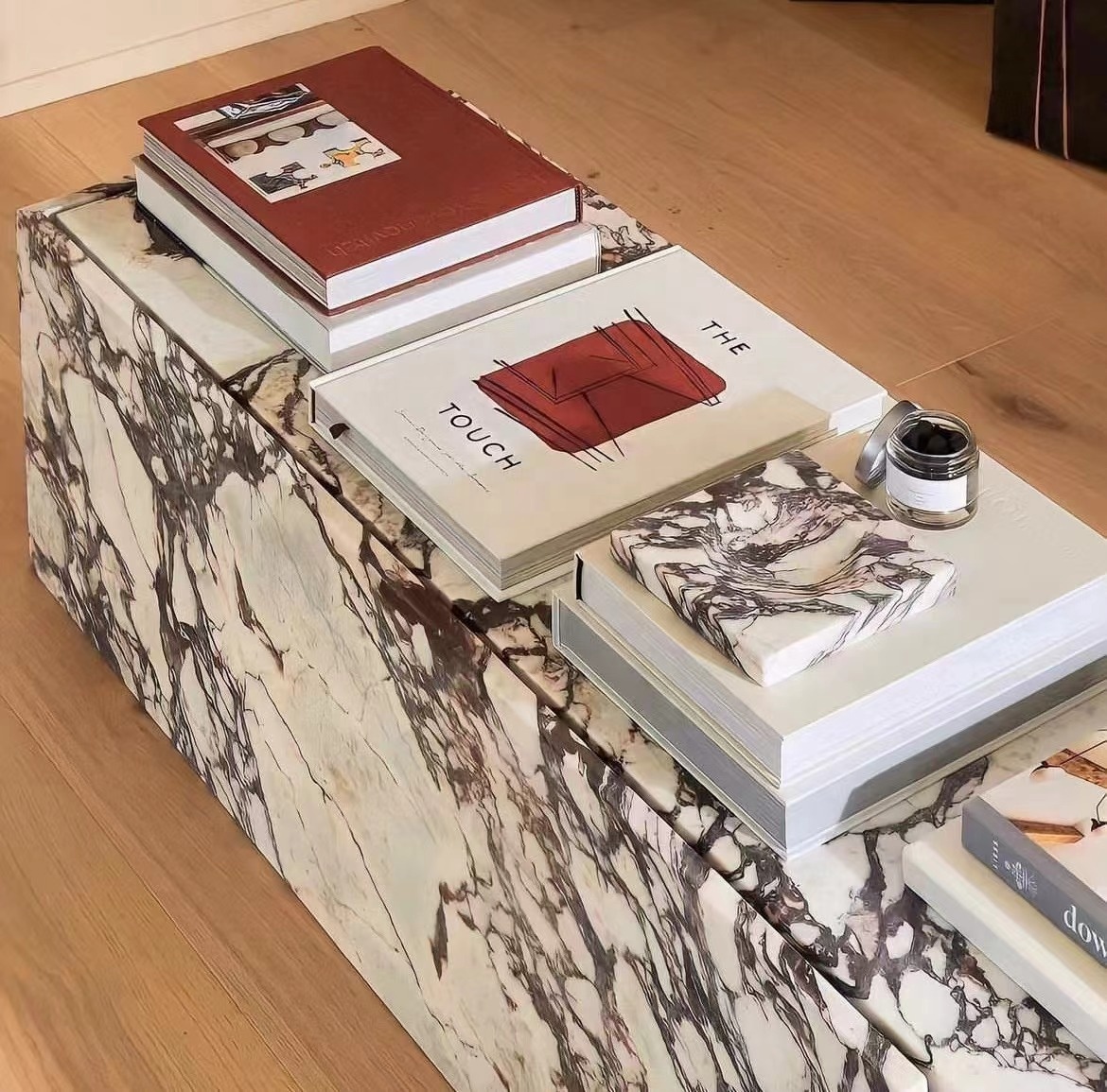 Kitchen Countertop Villa Hotel Lobby Hall Decoration Stair Windowsill Fireplace Calacatta Viola Coffee Dining Table Marble Top