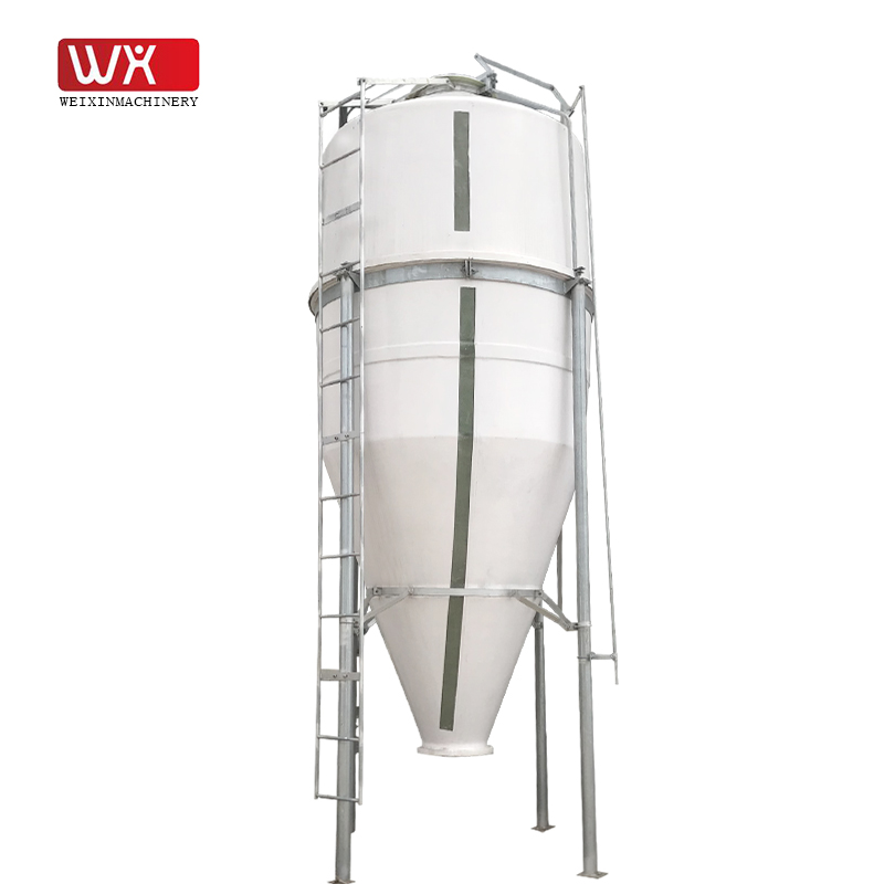 Poultry farm automatic grain storage equipment small grain silos 2.5 ton capacity
