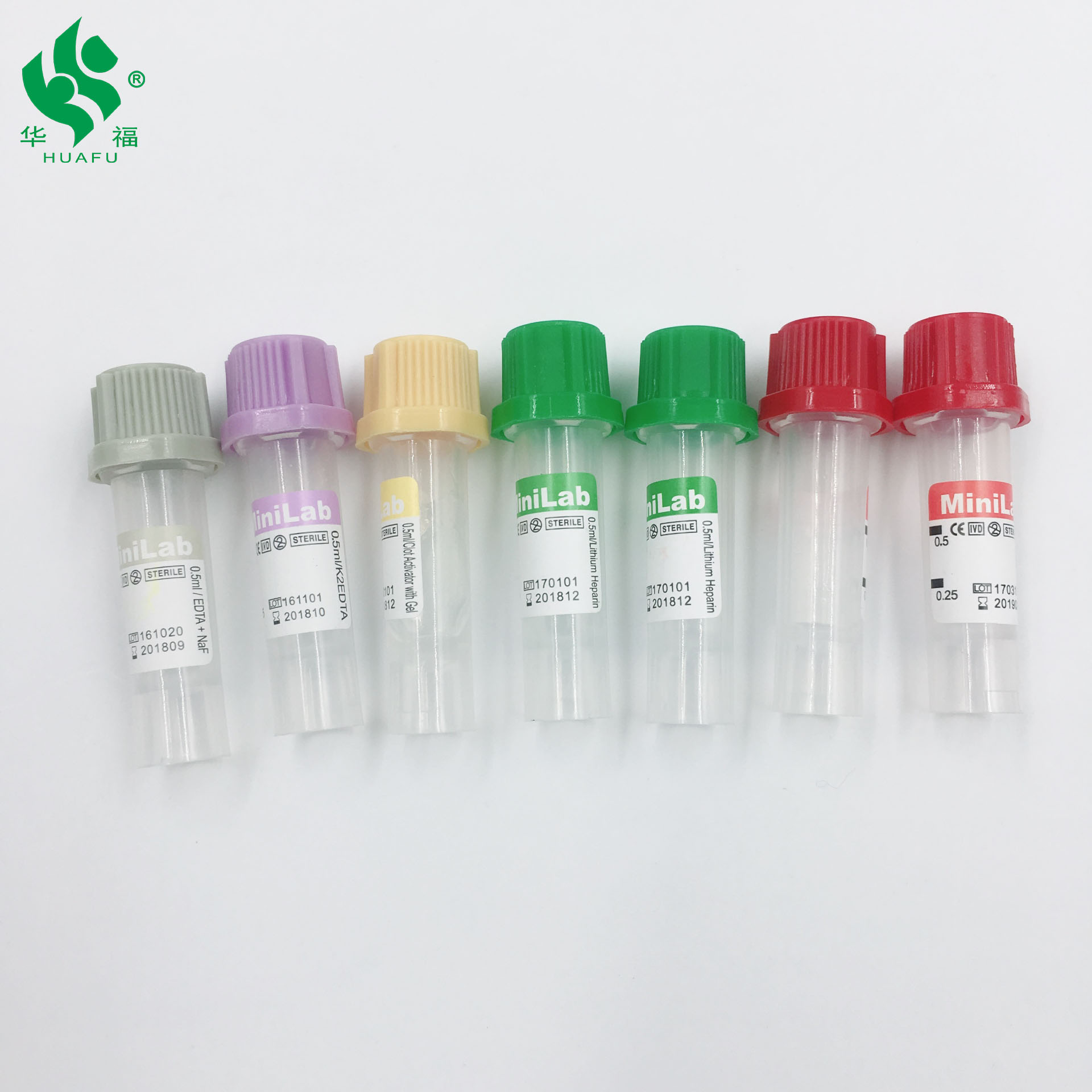 china manufacturers pet glass 1ml lab sterile vacuum edta anticoagulant K2 k3 blood collection tubes