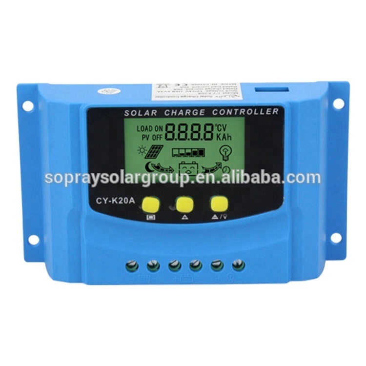 High Quality and Stable working PWM Solar charger controller 12V/24V 20A