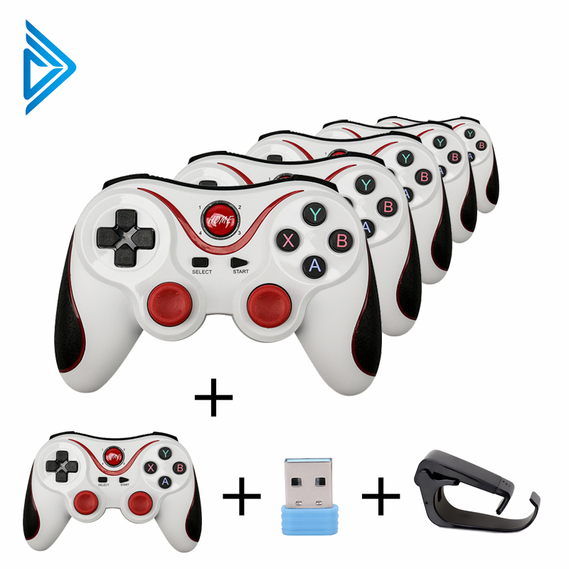 Купить 5 геймпадов получить 1 Бесплатные контроллеры Android Bluetooth ПК беспроводной Ps2 Xbox One 360 и контроллер видео игры Pubg для Ps3 Iphone