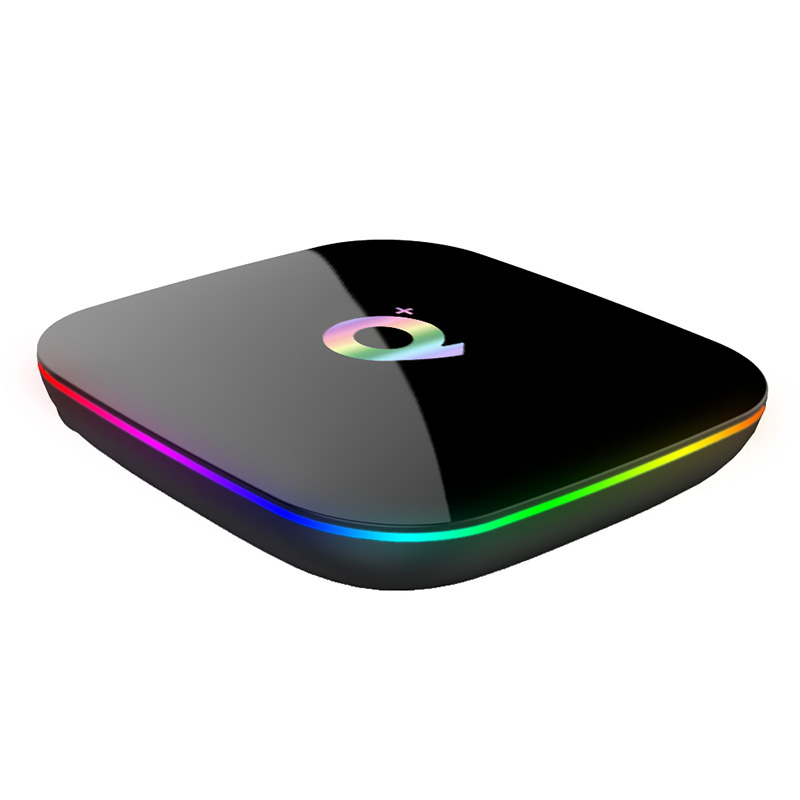 Красивые коробки Qplus H6 четырехъядерный 9,0 android tv box 4 Гб ram 32 ГБ rom Q + wifi tv smart box