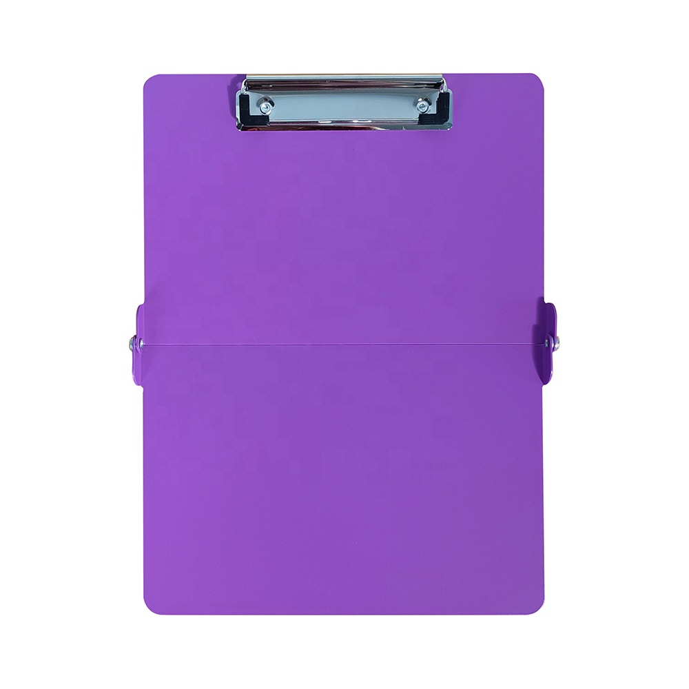 Lightweight Metal Construction Office And School Customized A4 PP Board Folder Nursing Collapsible ClipFolder Foldable Clipboard
