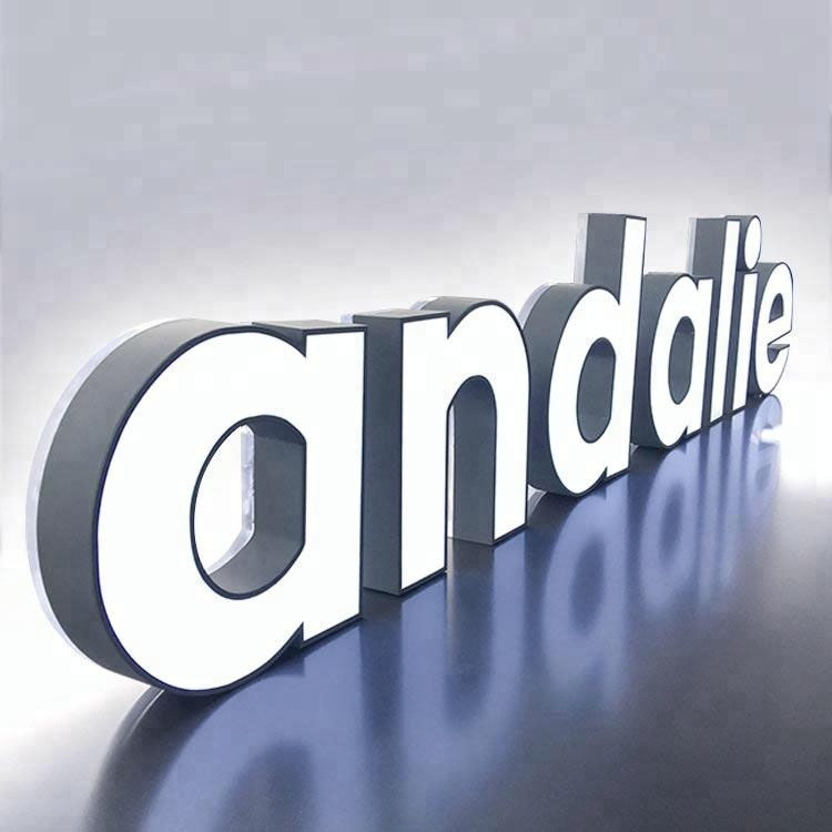 Custom 3D Metal Letters LED Lighted Channel Letter Aluminum Signage Channel Letters