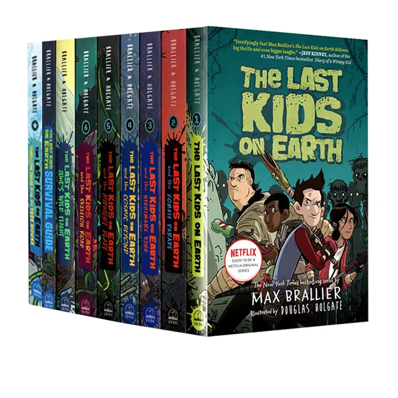 9 books/set The Last Kids on Earth Popular Netflix Picture Book for Children Gift English original