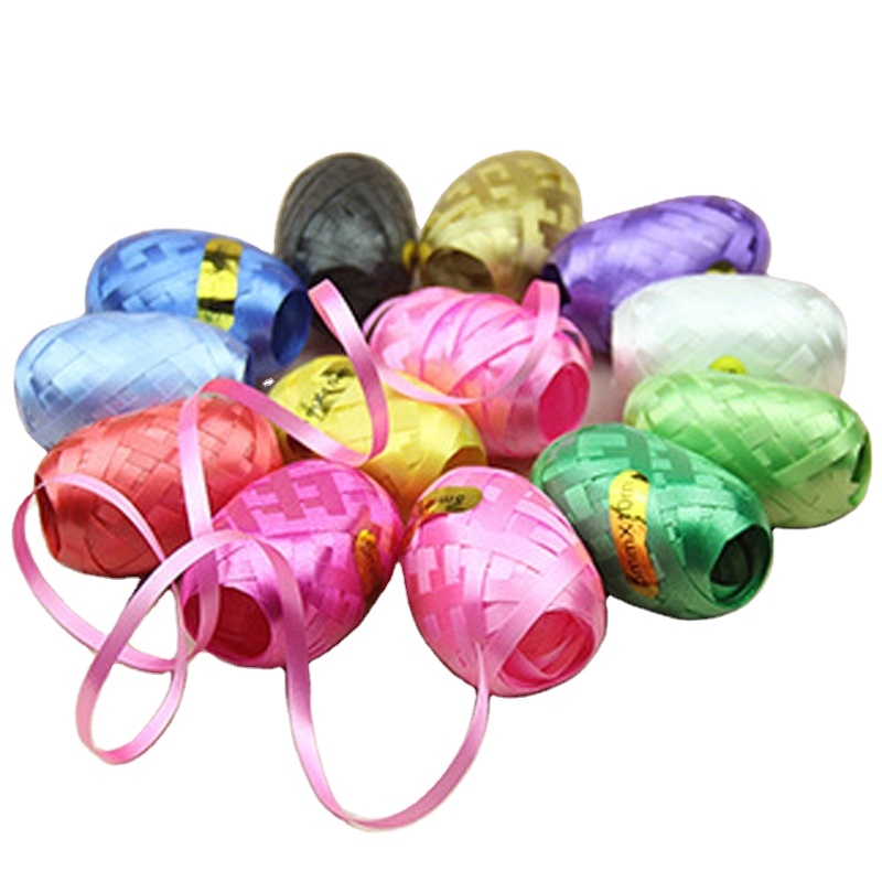 Long 10 Meter Random Color Diameter 5mm Ribbon Wedding Party Decoration Balloon Ribbon