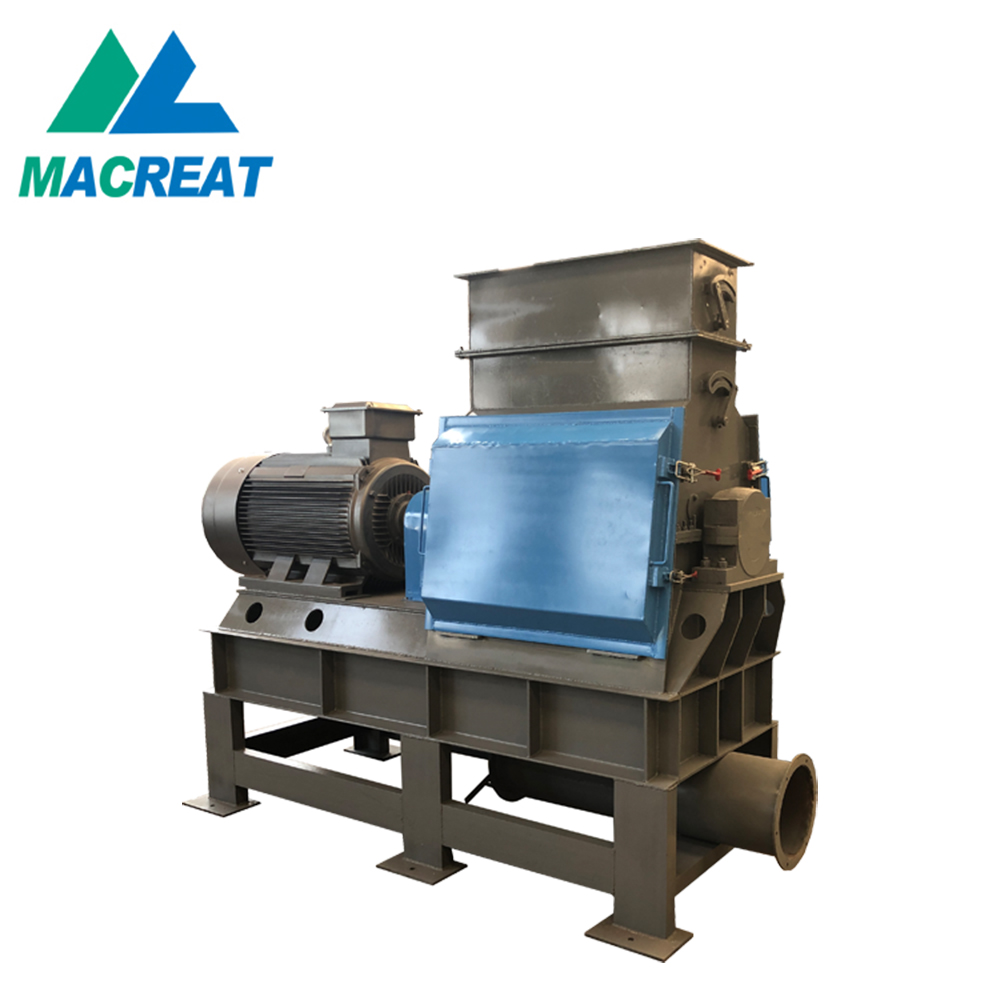 Высокоэффективная дробилка для гранул MACREAT, молотковая мельница для биомассы GXP65 * 75 для продажи