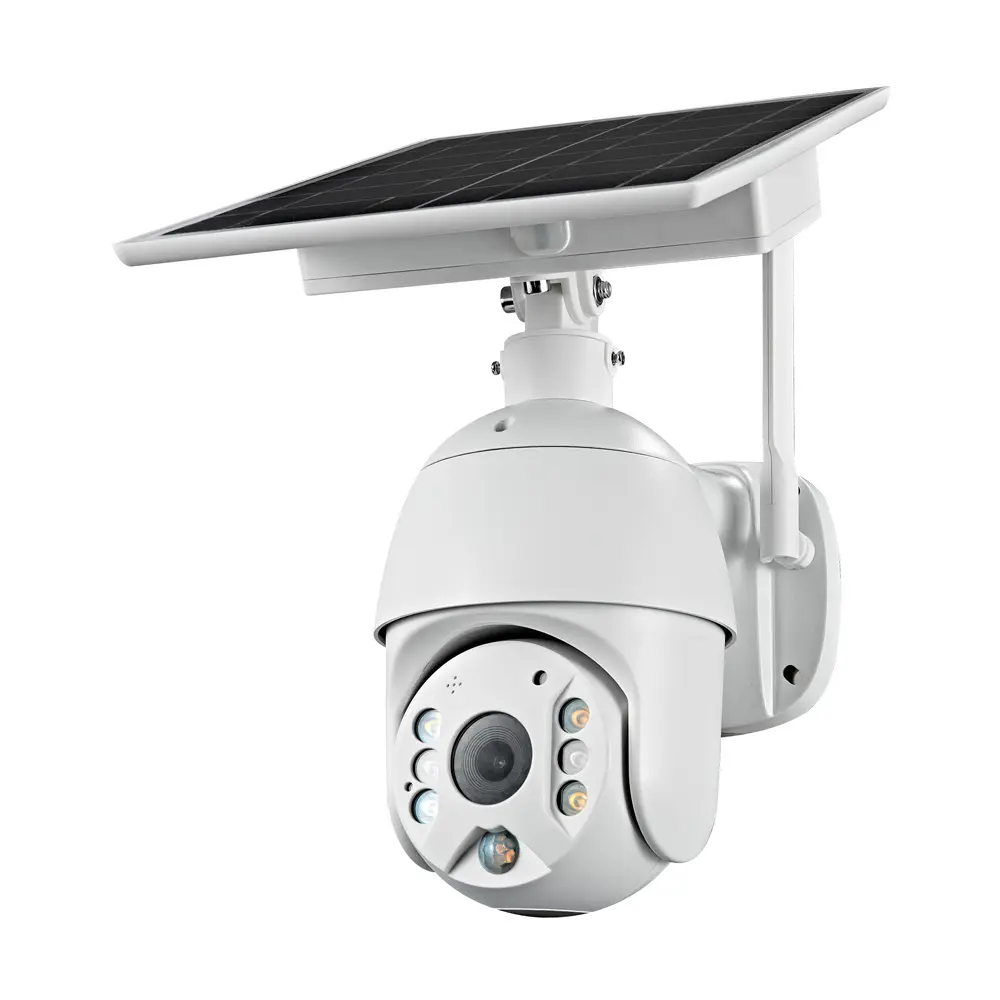 Full HD 1080P 4G Version Outdoor Solar Security CCTV Camera Support 4G sim card-4G Version