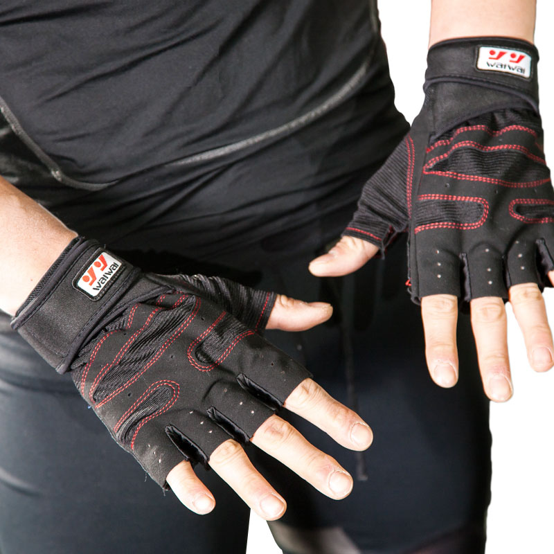 Custom logo breathable gloves hand protection weight lifting gloves