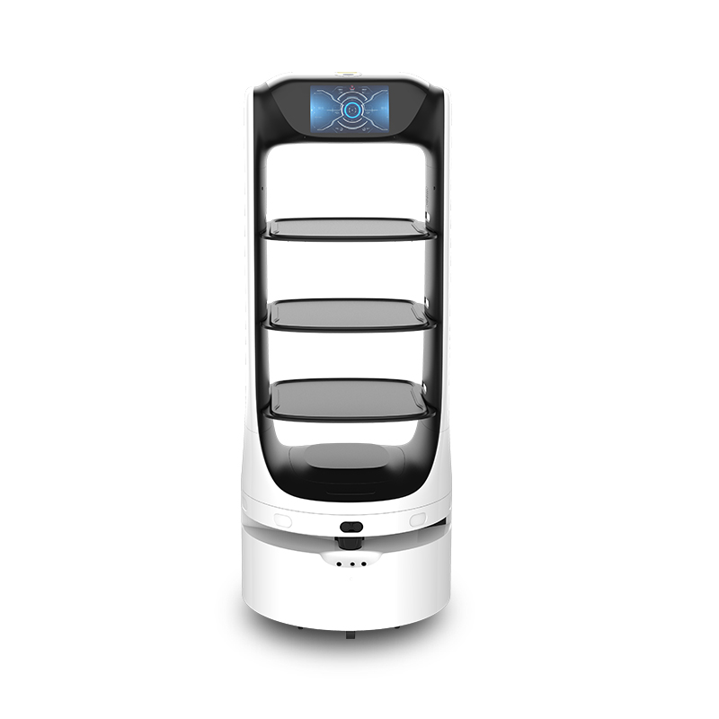 New arrival fully autonomous food delivery robot artificial intelligent restaurant waiter robot send food