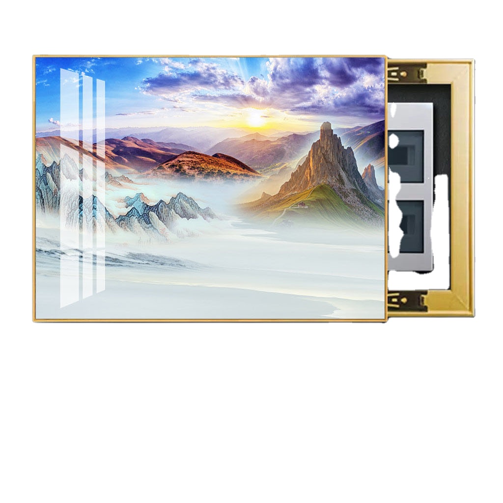 Power Switch Box Cover Hidden Painting Decoration Electric Meter Box Living Room Wall Landscape Painting