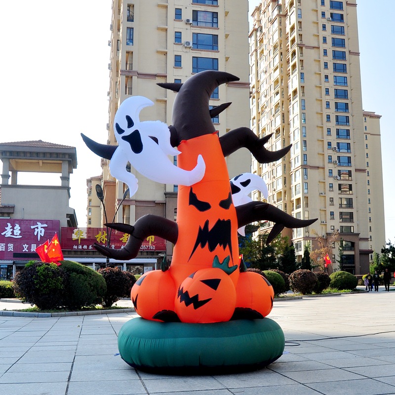Customize halloween inflatable decoration outdoor inflatable pumpkin arch halloween inflatable haunted house