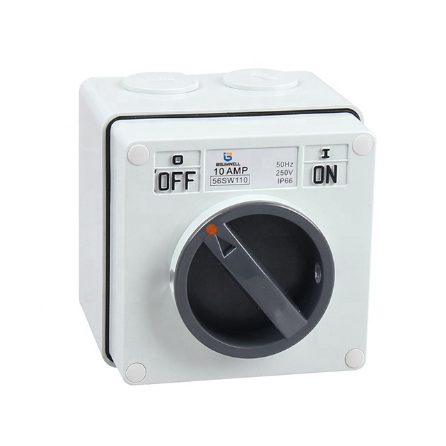 IP66 Австралия стандартный 56SW120 1 полюс 20A квадратный ручной переключатель с сертификатом SAA