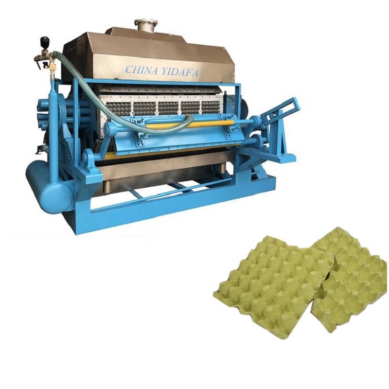 Waste Paper Recyle Pulp Moulding Egg Tray Making Machine Price for Sale