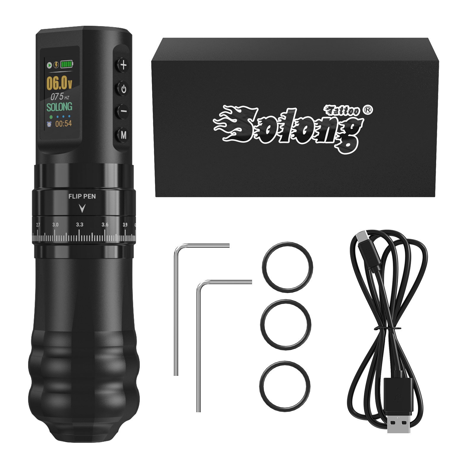 Hot sale Wireless Tattoo Machine Pen with Multi functional Body Art 1800Mah Digital OLED Display Tattoo Machine