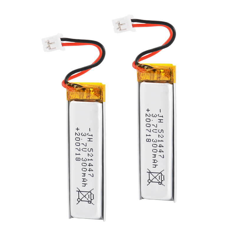 3,7 v 300mah lipo 10C 501147 521447 квадратный перезаряжаемый литий-полимерный аккумулятор с разъемом JST