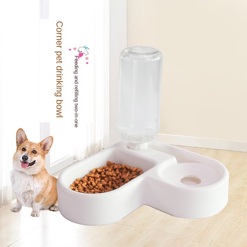 Pet automatic drinking water feeder non wet mouth drinking water cat bowl multifunctional dog bowl