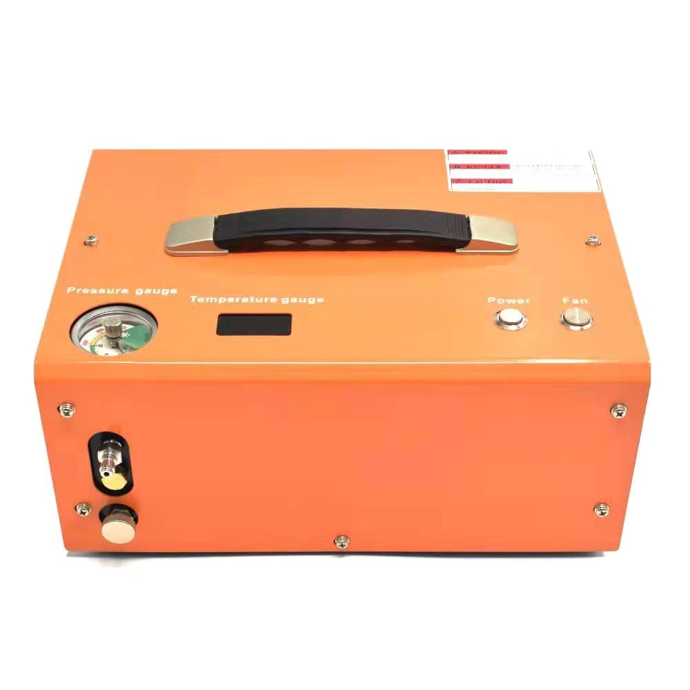 China wholesale mini portable led display small filter high pressure car compressor 12v dc 300bar portable pump pcp