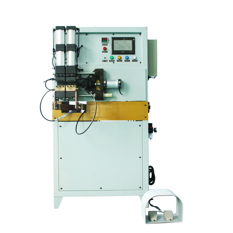 Copper and aluminum tube resistance butt welding machine