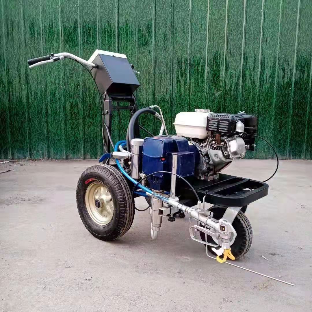Hand push cold painting road marking machine