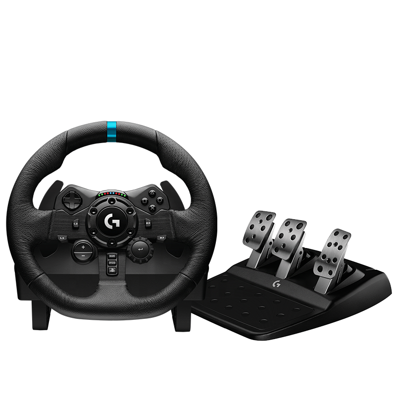 Гоночное рулевое колесо Logitech G923 для игр, имитация вождения PS3/PS4/PS5, обратная связь force Horizon 4 Ouka 2 G923