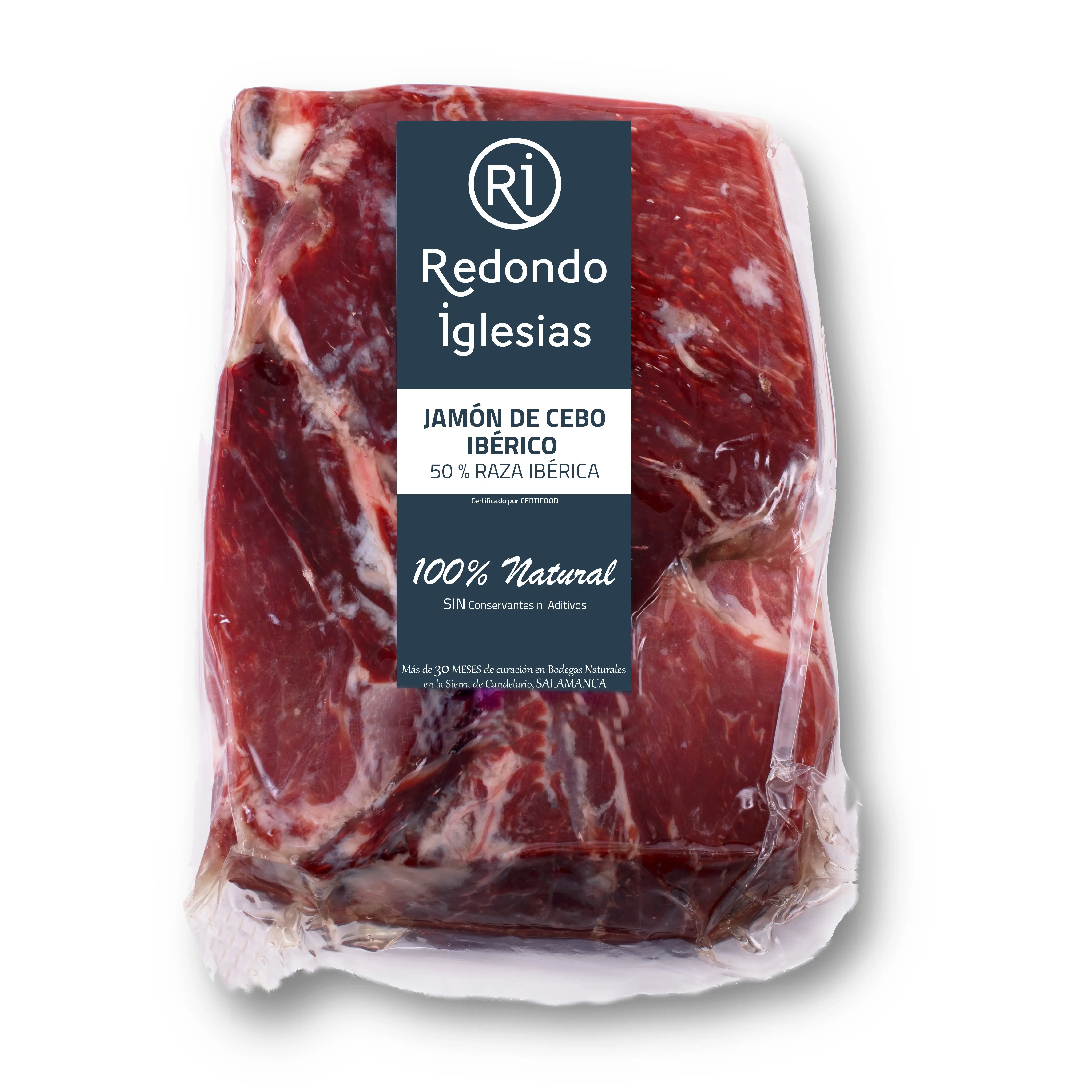 Top quality Spanish dry cured Iberico cereal fed ham block Jamon cebo  iberico for supermarket