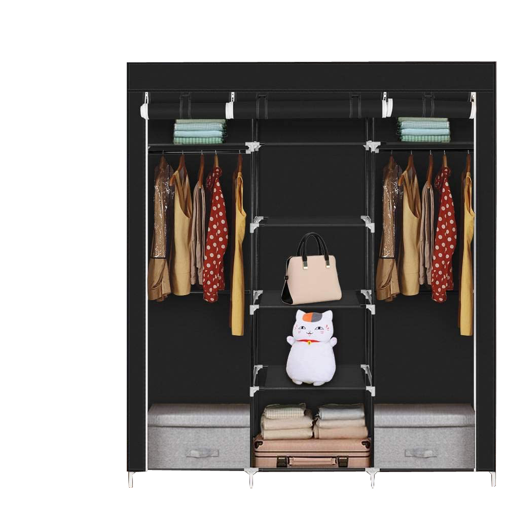 Multi-color stackable large-capacity multi-layer non-woven fabric cover fashion household wardrobe