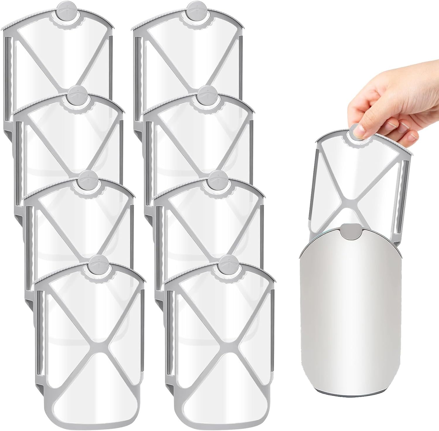 8 pack refills flying insect trap Indoor fruit fly cartridge sets, 8pcs mosquito bug light Refills for indoor use