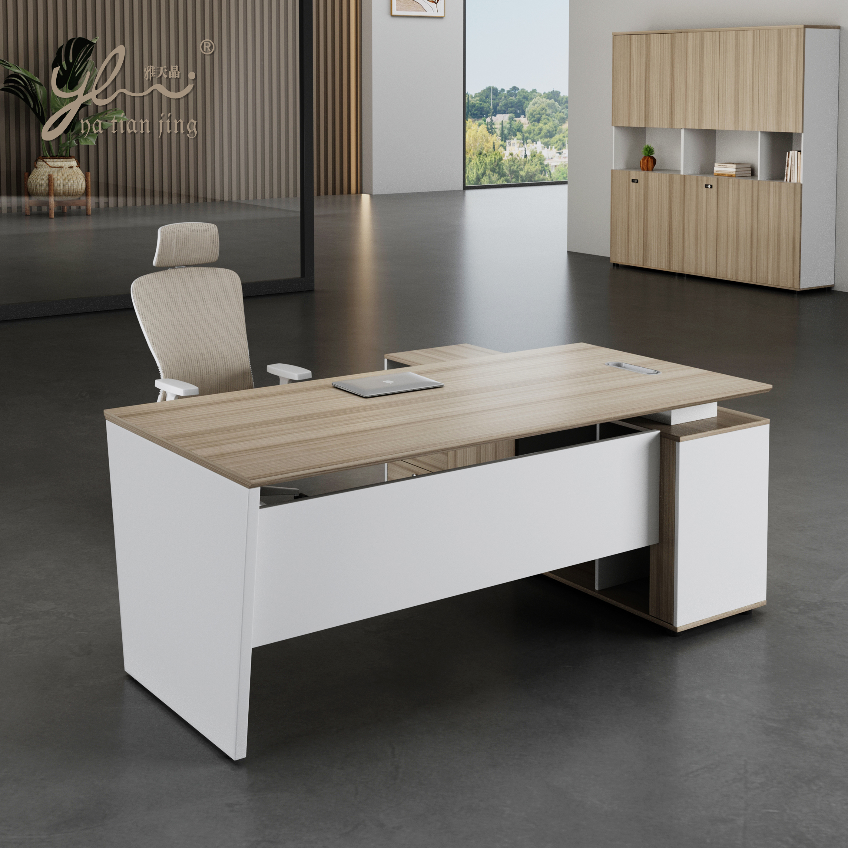 Desks luxury wooden office table executive furniture office furniture china l shaped office table