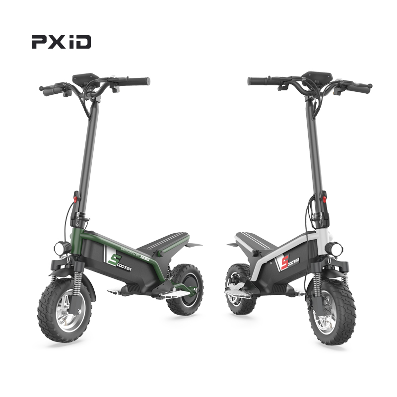 2019 PXID F1 большой радиус действия складной e-ролик внедорожный скутер электрический со съемной батареей