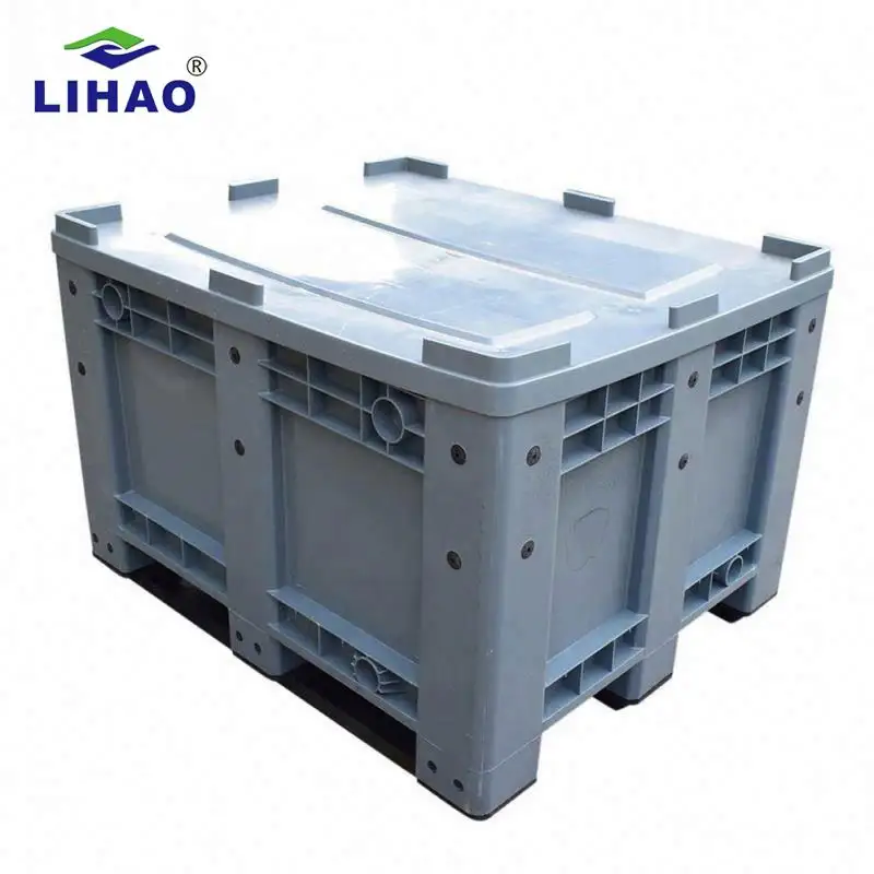 Best price 1200*1000*760mm Industry transport storage use heavy duty large plastic pallet box