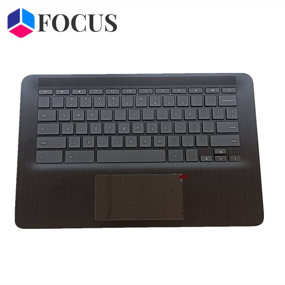 Для HP Chromebook 14 G7 Palmrest верхний корпус с клавиатурой тачпад M47207-001