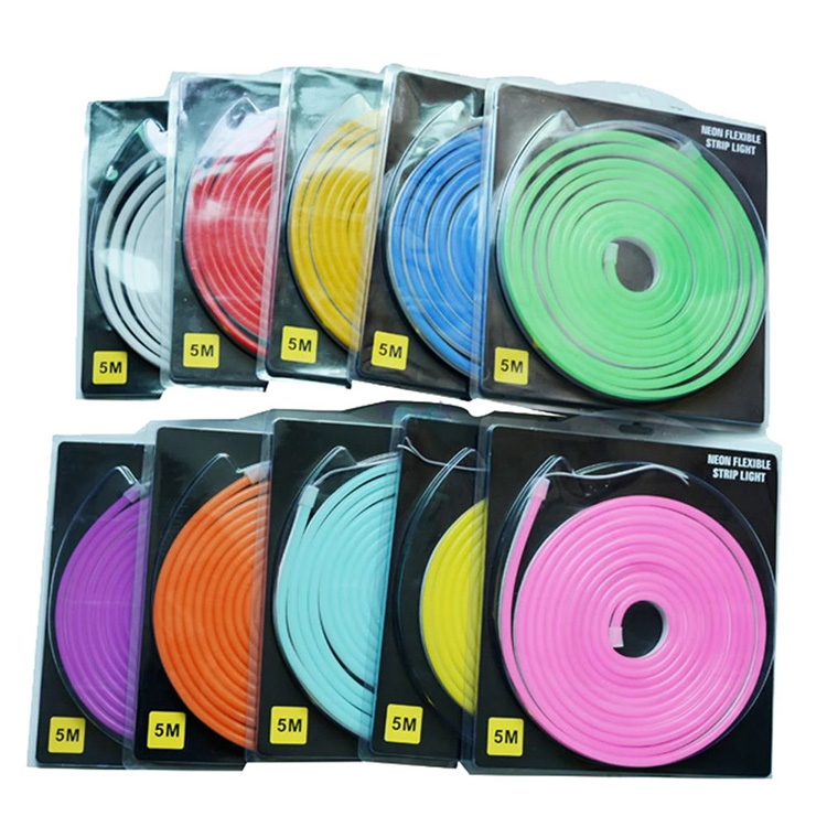 DC12V 6*12mm led neon lights flex rope custom Mini led neon flex 2.5cm cut 12V led neon kit