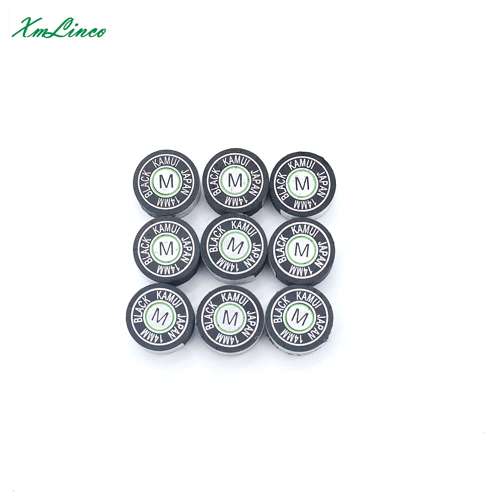 Xmlinco Горячая продажа японский Kamui 14 мм SS/S/M/H черный прозрачный бильярдный кий наконечник