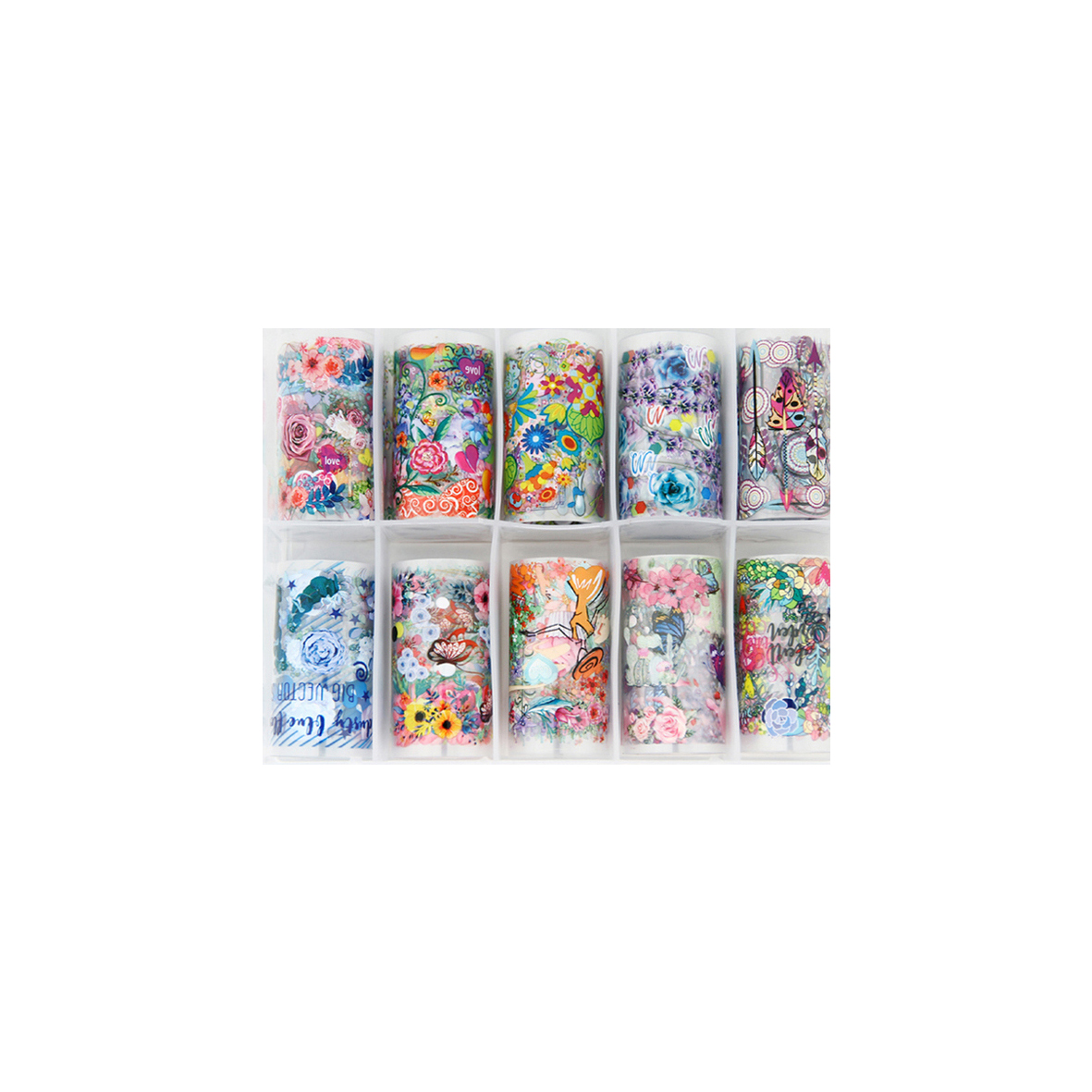 Factory Bulk Supplies Fashion Nail Art Interest Easy Nail Foil Transfer Foil For Nails