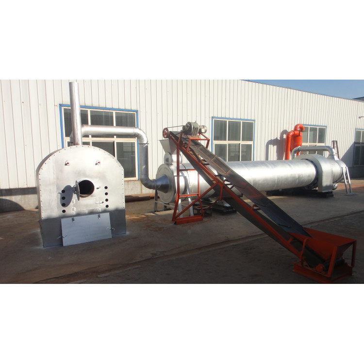 Manufacturer industry sawdust rotary chips drum dryer wood drying machine