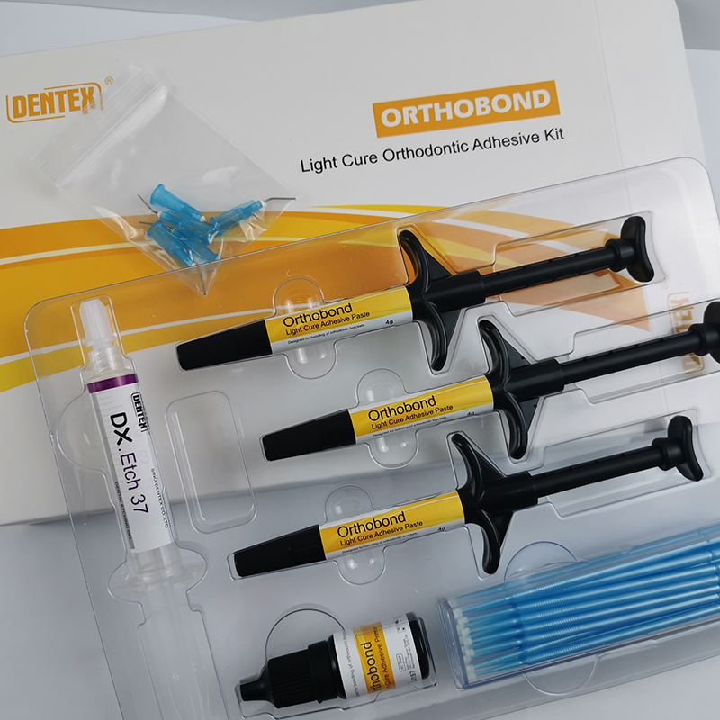 Dentex Orthobond прямая коррекция света лечение нано-Гибридный ортодонтический клейкий комплект композитный Стоматологический материал
