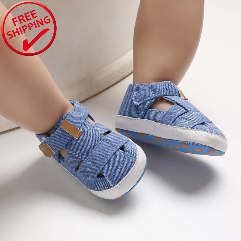 New Girls And Boys Hollow Out Anti Slip Baby Sandals Slippers Soft Sole Flat Children's Sandals For Sale