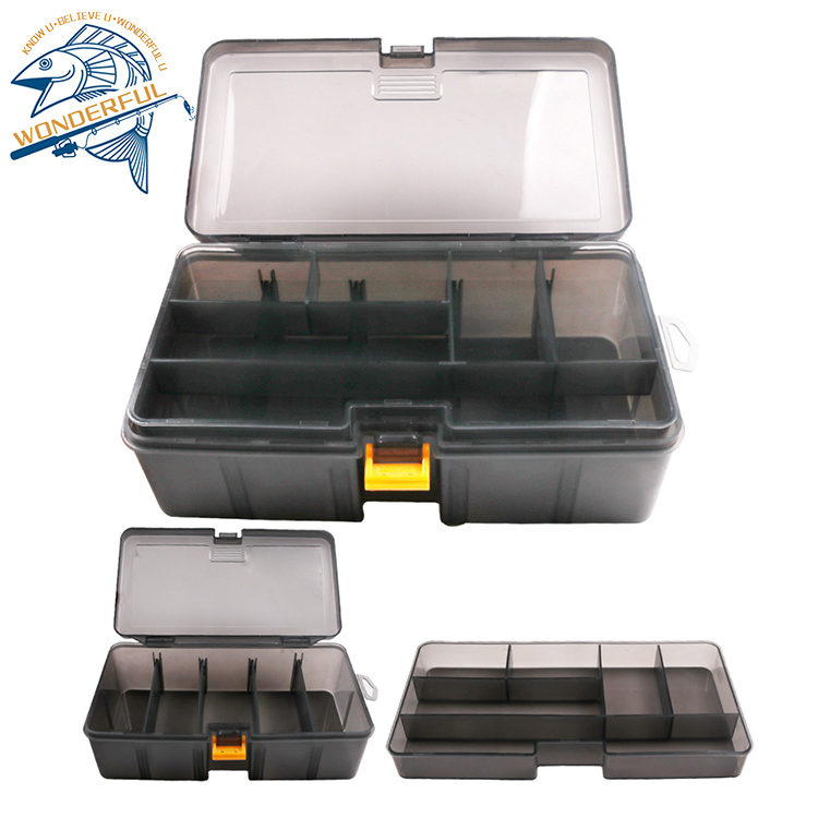 Double Layer Hard Plastic Storage Pesca Accessories Fishing Multi Compartments Lure Tackle Box
