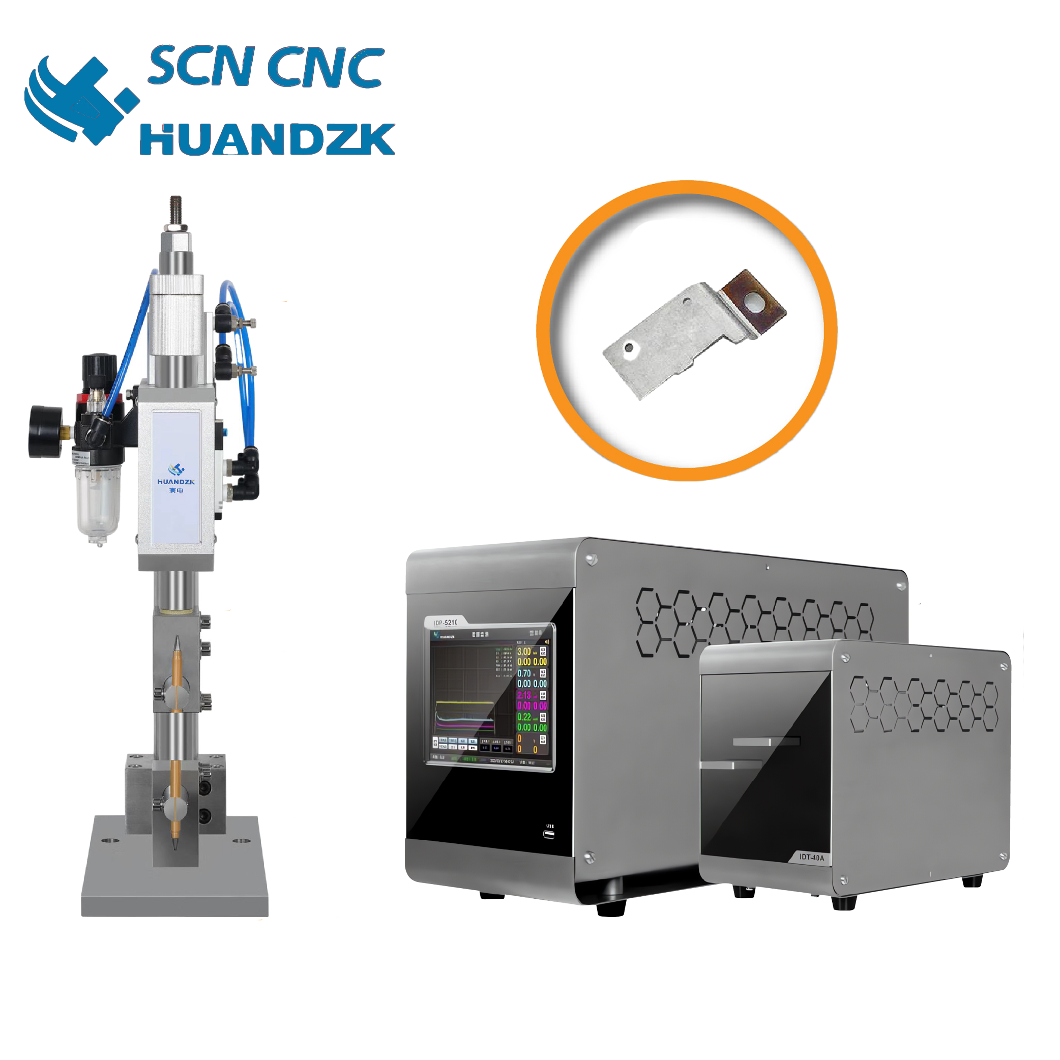 Medium Frequency DC Spot Welder For Automotive Sheet Metal Wire Harness Terminal Tungsten Steel Welding Machine